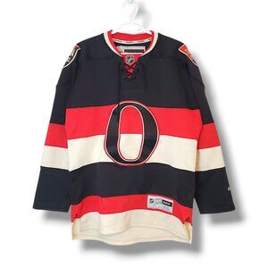 Ottawa Senators Heritage O Reebok NHL Jersey Black Size XS